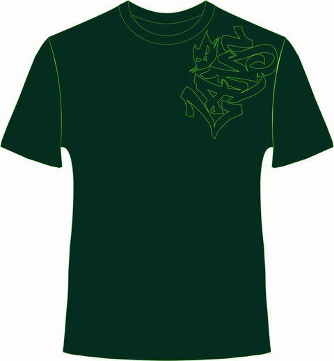 Чоловіча футболка Lans "Кіт", розмір M, green