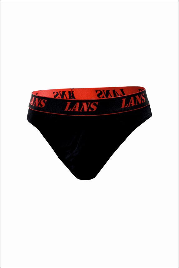 Спортивные трусы мужские спорт "Красный пояс" Lans, размер 3XL, black