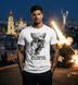 Чоловіча футболка Lans "ППО", розмір XL, white